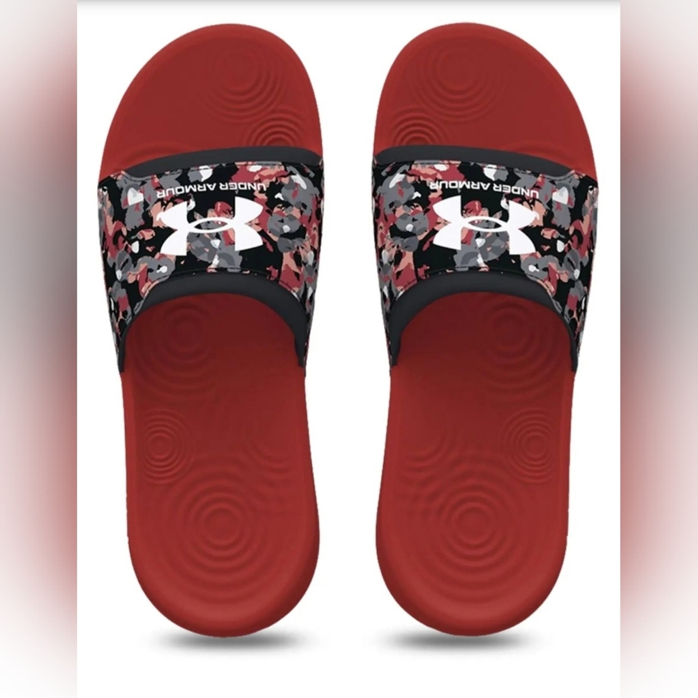 Under Armour UA Ignite Select Slides Men's Size 13 Red Camo NWT